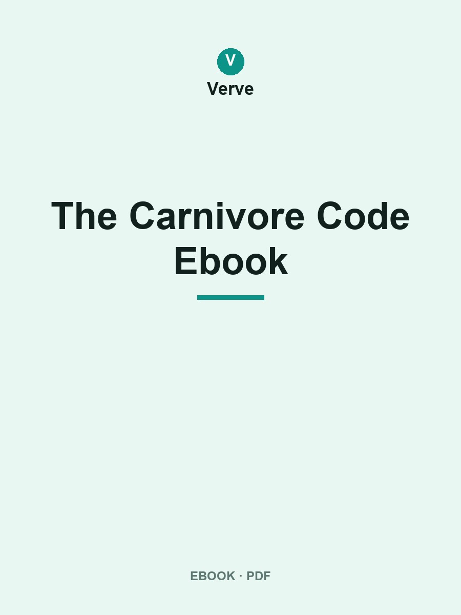 The Carnivore Code Ebook cover
